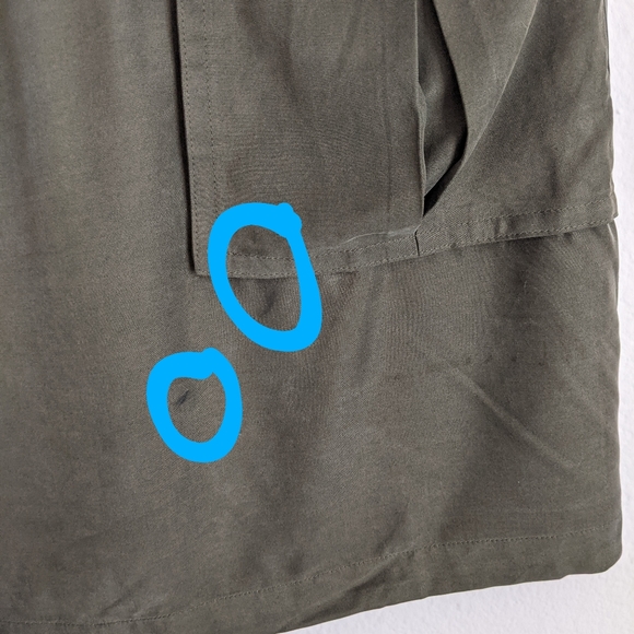 NWT Thomas Wylde Bramble Army Green Shift Dress Sz XS - Picture 7 of 7